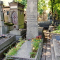 Grave of Guillaume Apollinaire, a French poet and art critic